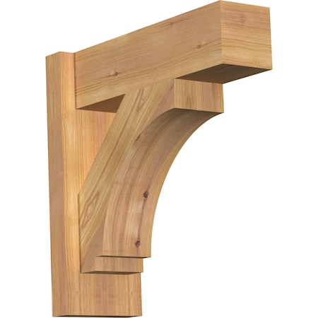 Imperial Block Smooth Outlooker, Western Red Cedar, 5 1/2W X 16D X 16H